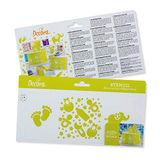 DECORA 9270916 Stencil Baby 10 X 25 cm, Kunststof