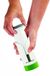 Sans marque Coupe-légumes, 14 cm, Plastique/Inox, Blanc/Vert, Lavable au lave-vaisselle