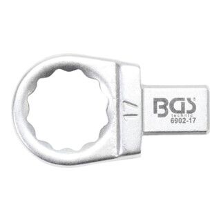 BGS technic BGS Insteek-ringsleutel - 17 mm - 9 x 12 mm - 1 stuk