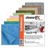 Merkloos / Sans marque Microvezel droogdoek 61x46cm grijs
