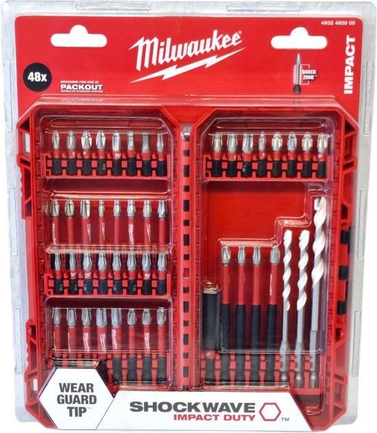 Milwaukee SHOCKWAVE™ Impact Duty Bitset - 48-delig - 4932492005