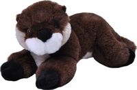 Wild Republic pluche knuffel Rivier Otter - bruin - 25 cm - waterdieren