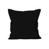 Soleil d'Ocre Bohemen Kussen decoratief, Polyester, Zwart, 40 x 40 cm
