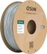 ESUN PETG filament 1,75 mm, ePETG + HS filament pour imprimantes 3D, haute vitesse, précision dimensionnelle +/- 0,05 mm, bobine de 1 kg (2,2 lbs) pour impression 3D rapide, argent massif