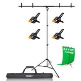 EMART T-vormige Achtergrondstandaard, 1,5 x 2,6 m