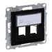 LEGRAND SEANO 2-voudige Key-Stone-adapter Zwart gelakt 765802