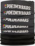 Poederbaas Nekwarmer Zwart Logo