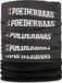 Poederbaas Nekwarmer Zwart Logo