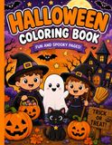 Halloween Coloring & Activity Book for Kids Ages 4-8