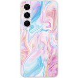 Samsung Bedrukt siliconen hoesje compatibel met Samsung Galaxy S24 Plus, Samsung Galaxy S25 Plus Soap