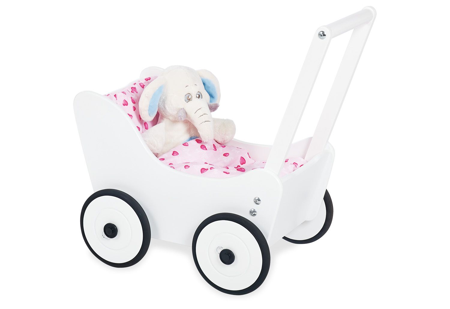 Pinolino Kinderträume Maria - Poppenwagen - Wit - Hout