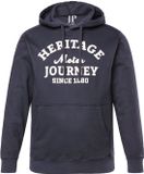 JP 1880 Heren Hoodie Capuchontrui Vintage Look Navy Blauw Maat 3XL