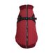 Bobby Safe Hondenjas met geïntegreerd harnas, rugmaat 40 cm, fleece binnenvoering, ritssluiting boven, reflecterend, bordeaux