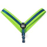 Max & Molly Matrix Lime Green Q-Fit Hondenharnas Neopreen Gevoerd met Reflecterende Naden, Maat XXL