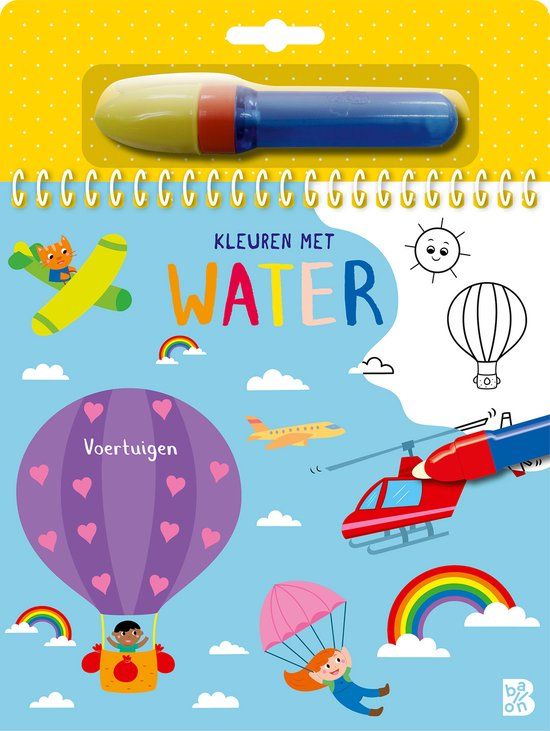 De Ballon Standaard Uitgeverij Kleuren met water Voertuigen