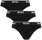 BOSS Set van 3 korte onderbroeken voor heren, zwart.
