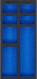 BGS technic BGS werkplaatswageninleg 1/3 leeg: 7 opbergvakken 408 x 189 x 32 mm - 74363