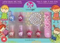 Suncoat Girl - Vegan nagellak set op waterbasis - Stralend - 8 stuks