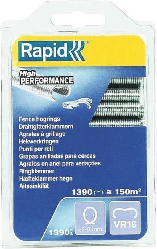 Rapid VR16 Hek Ringkrammen - 1.390 stuks - 40108799