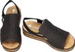 Rieker Dames Zwart Plateau Sandalen Maat 38