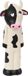Kerbl Latex Honden Speelgoed, Roze/Wit/Zwart, 20 cm