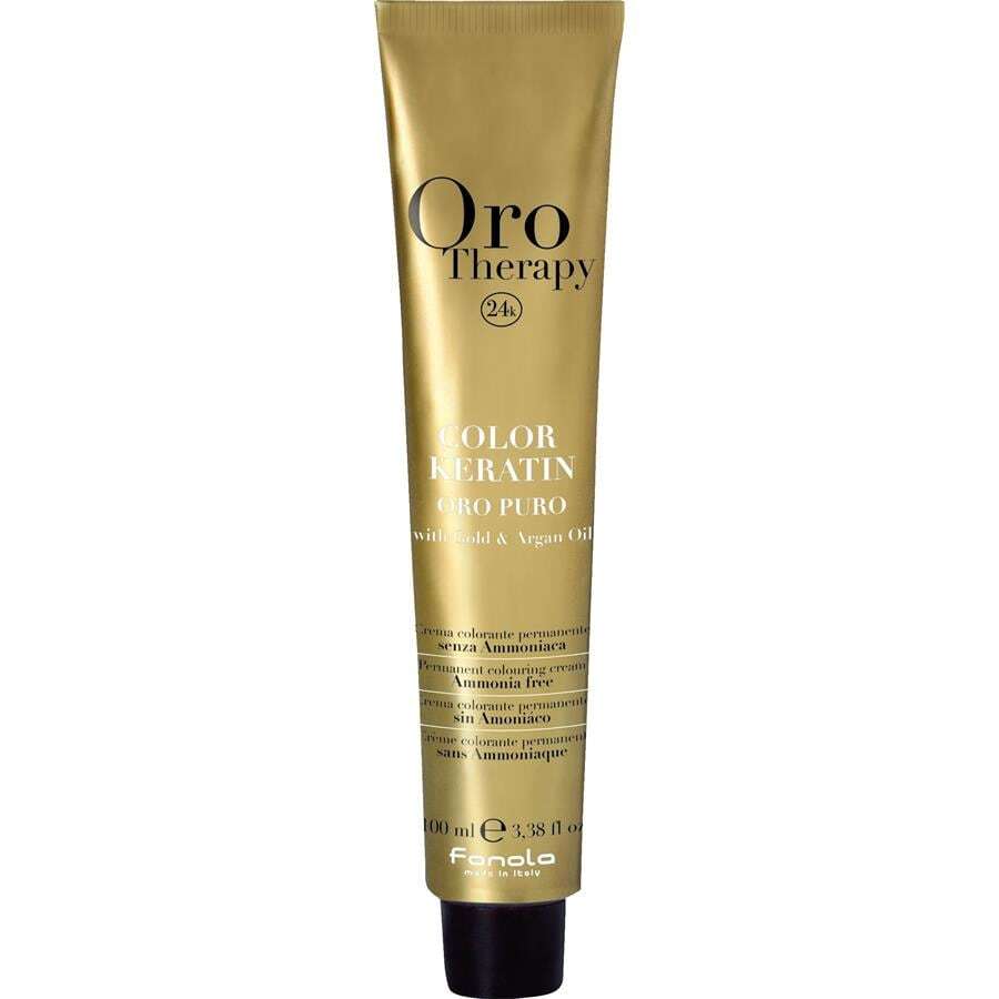 Fanola Haarverf Orotherapy Color Keratin Permanent Colouring Cream 7.606 Blonde Warm Red