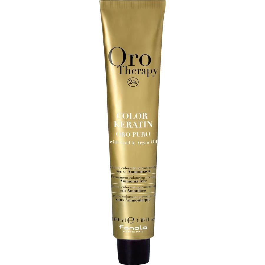 Fanola Orotherapy Color Keratin Permanent Colouring Cream 7.606 Blonde Warm Red - 100ml