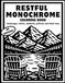 Restful Monochrome Coloring Book
