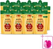 Garnier Loving Blends Honing Goud Shampoo Refill - Cheveux abîmés - 12 x 250 ml