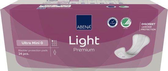 ABENA Light Premium Ultra Mini Inlegkruisjes - 24 stuks