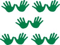 MDsport Markeerhand - Set van 5 paar - Groen