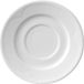 HENDI Plat pour tasse à café, cappuccino et mug – bords renforcés – porcelaine résistante à l'usure – ⌀150mm