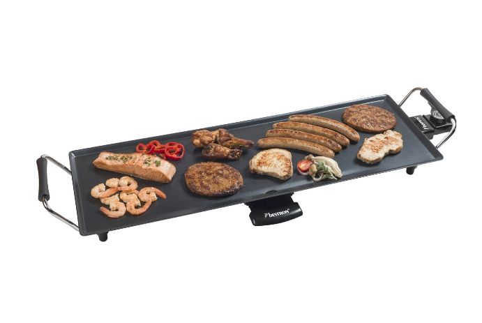 Bestron ABP603 - Rechthoekige bakplaat - Zwart - 70.5 cm breed