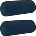 vidaXL - Kussensloop - 2 stuks - HEERLEN - Blauw - Ø 15 x 40 cm - Katoensatijn