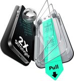 ESR UltraFit 9H Tempered Glass Geschikt voor iPhone 17 Pro - Screen Protector - Case Friendly - Installatieframe - Geen luchtbellen & stof - 3-Pack