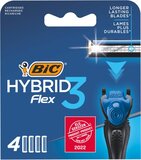 Bic Hybrid Flex3 Scheermesjes - Zie label