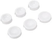 Staedter 6-delige bloemvormer professionele modelleergereedschapset, 6,5/7,5 cm, wit