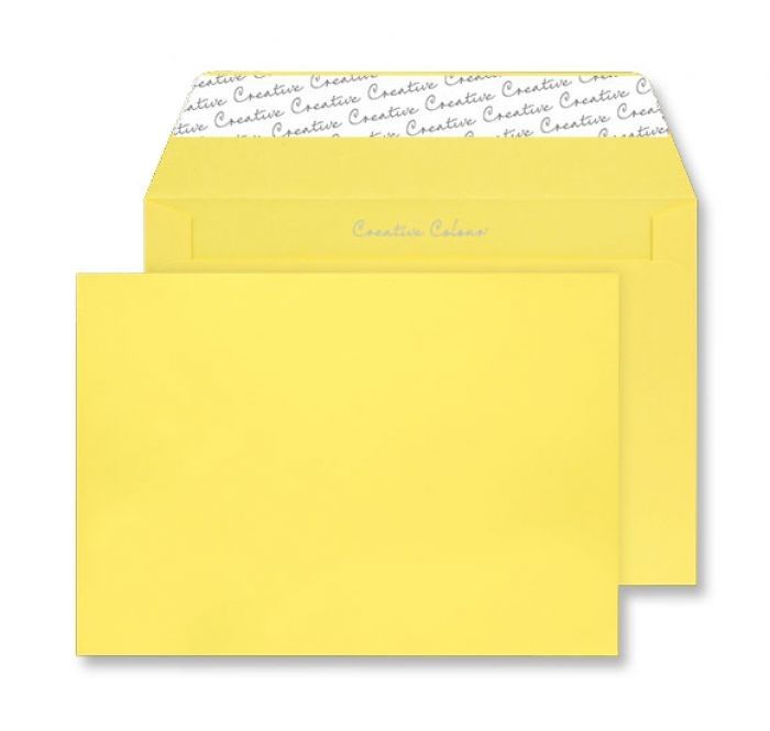 Blake Creative Colour C5 Envelopes - 162 x 229 mm - Yellow - Pack of 25