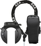 AXA Atlas + ULC 130/5,5 Plug-in Ketting + Tas – Fietsslot Bundel – ART 2 Frameslot – Plug-in Compatibel – 130 cm Insteekketting – Zwart