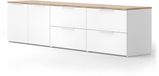 Vicco Wido Woonwand – 3 delen Wit/Sonoma