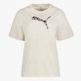 Puma ESS Graphic Animal Relaxed dames T-shirt beige - Maat S