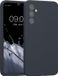 kwmobile telefoonhoesje geschikt voor Samsung Galaxy A34 5G - TPU backcover met siliconen coating - Smartphone case in bosbesblauw