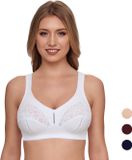 Susa Topsy Plus Beugelloze beha voor dames, wit (wit 003), 90B