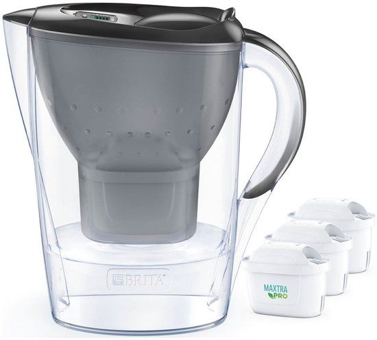 2978 Brita Marella Cool grafiet + 3 Maxtra pro ALL-IN-1 filterpatronen