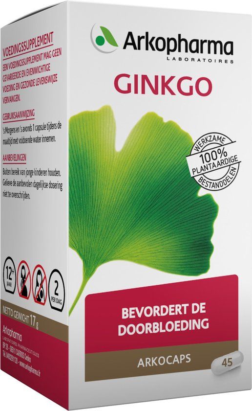 Arkocaps Ginkgo Capsules 45st