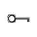 Cyclingcolors Slotsleutel 65 mm verchroomd vierkant