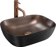 REA Belinda Opzetwastafel Geborsteld Koper 46,5X33X13,5Cm
