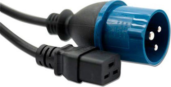 ACT AK5021 - C19 Female - 2.50 m - Zwart