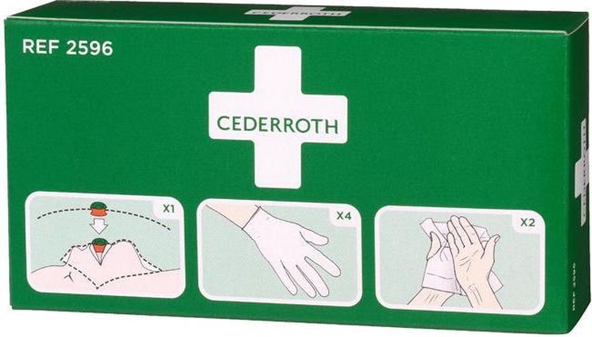 Cederroth KIT DE BESCHERMING PREMIERS SECOURS, 3 PIÄCES