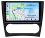 Android autoradio, 9 pouces, 4+64 Go, pour Mercedes Classe C W203 (facelift, 2004–2007), avec CarPlay & Android Auto, navigation et Bluetooth